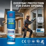 INGADA™ SR-M Fenestration Silicone Sealant (SR-M) - Everyday Protection for Every Opening, Reliable Seal - Ideal for Window & Door Frame Sealing, Residential & Commercial