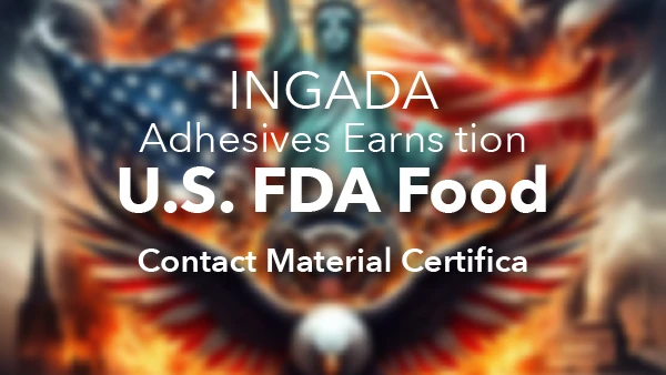 INGADA adhesive US FDA food contact material certification
