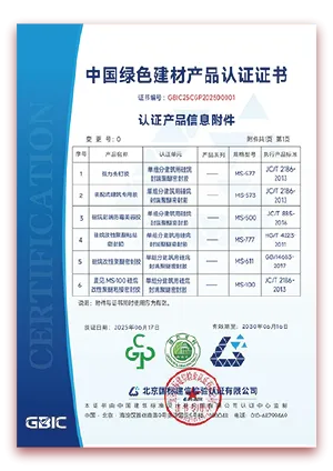 INGADA industrial adhesive GBIC Green Product Certification