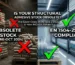 A B2B infographic contrasting a messy warehouse of obsolete, non-compliant structural adhesive (pre-October 2024) labeled with red Xs, against an organized warehouse of bright, green-checkmarked INGADA MS Polymer adhesive, certified compliant with the new EN 1504-2:2024 standard for European construction projects.