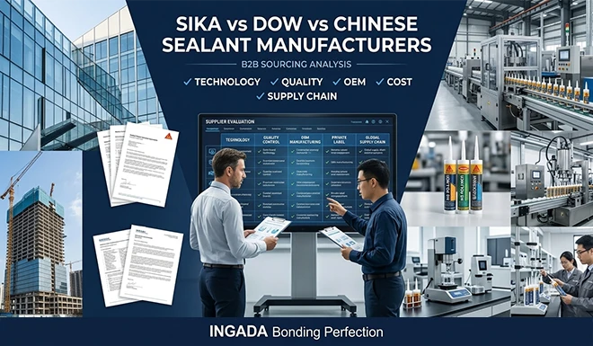 Sika vs Dow vs Chinese sealant manufacturers comparison for B2B sourcing analysis and OEM sealant supply